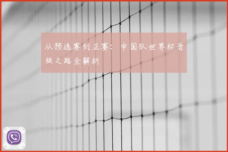 从预选赛到正赛：中国队世界杯晋级之路全解析